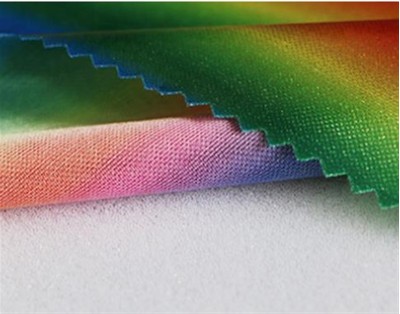 DG-XM performance clothing TPU composite fabric TPU transparent film milk silk bronzing 100% polyester + 100% TPU weight: 205g burst shirt fabric detail view-2